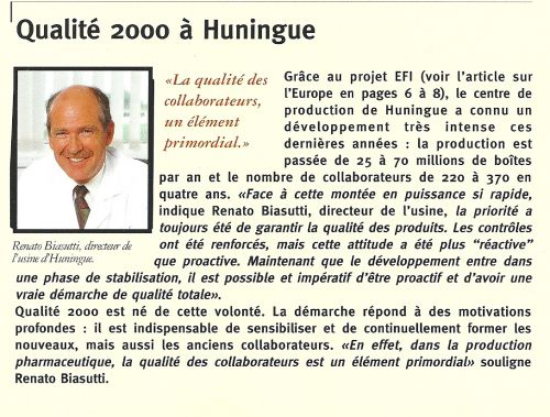 Qualité 2000 à Huningue avec Renato Biasutti