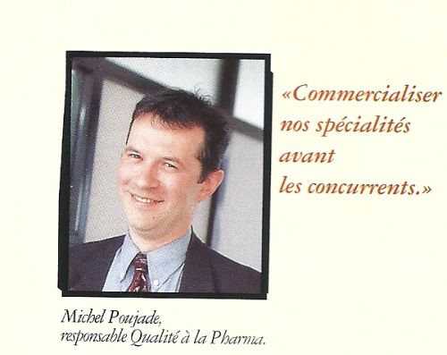 Michel Poujade, responsable de la qualité à la Pharma