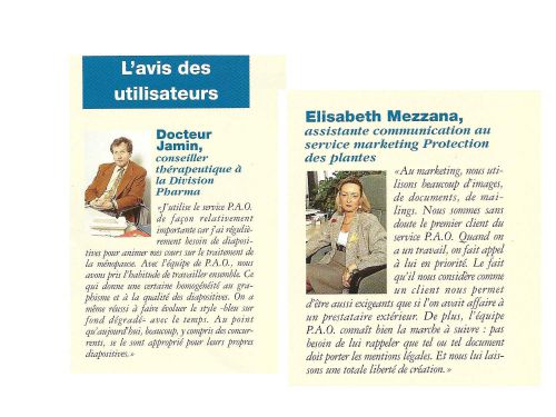 L'avis des utisateurs avec Dr Jamin et Elisabeth Mezzana