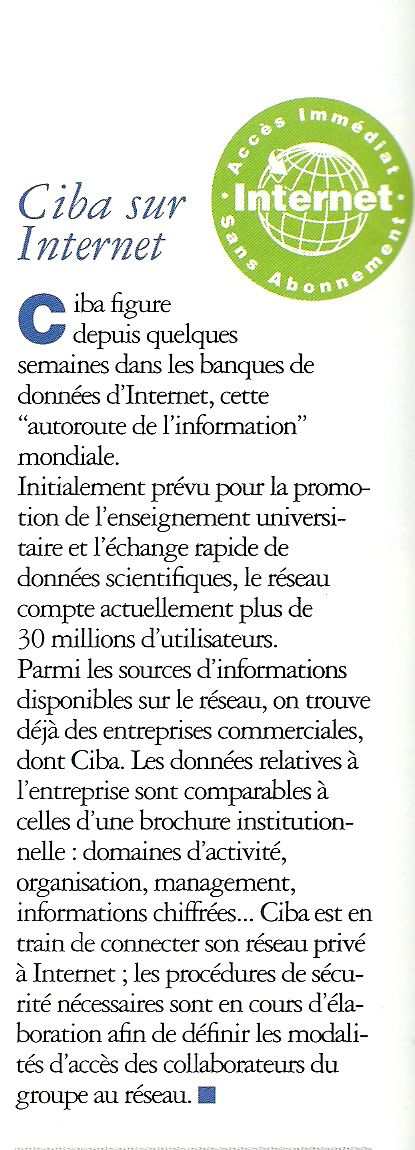 Ciba sur Internet