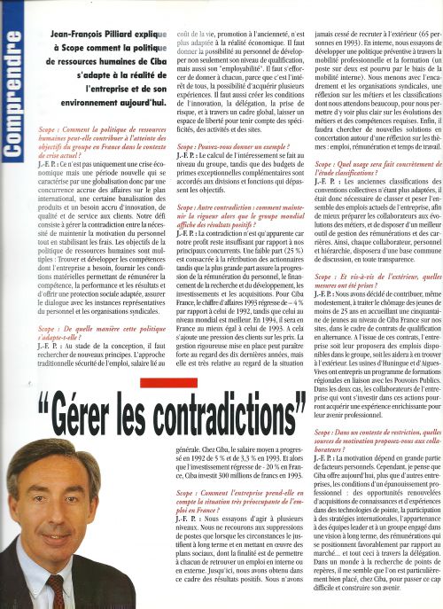 Gérer les contradictions avec Jean-François Pilliard