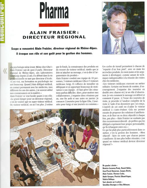 Alain Fraisier : Directeur Régional Pharma