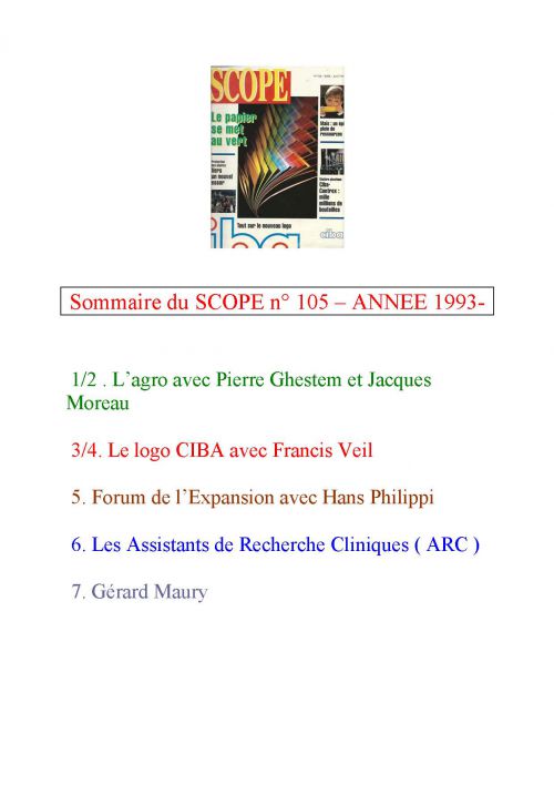 SCOPE n° 106