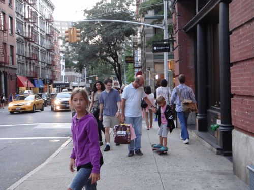 Skate board dans les rues de NY