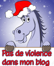 cheval pad de violence dans mon blog