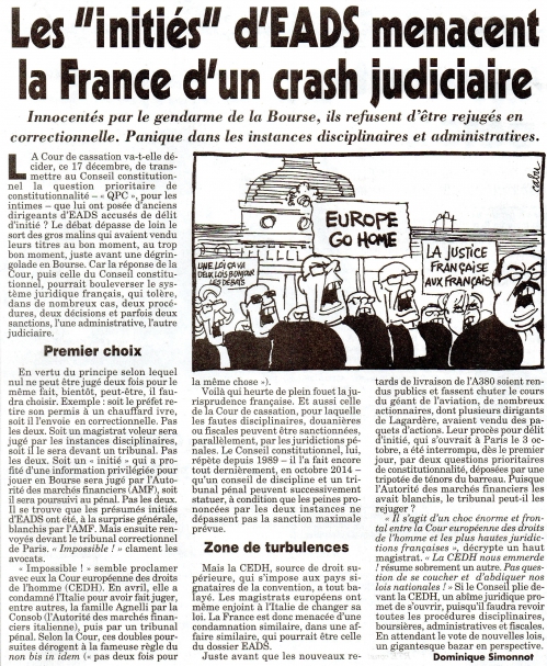 Les initiés d'EADS menacent la France d'un crash judiciaire.jpg