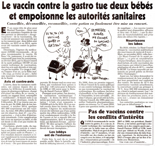 Le vaccin contre la gastro tue deux bébés et empoisonnent les autorités sanitaires.jpg