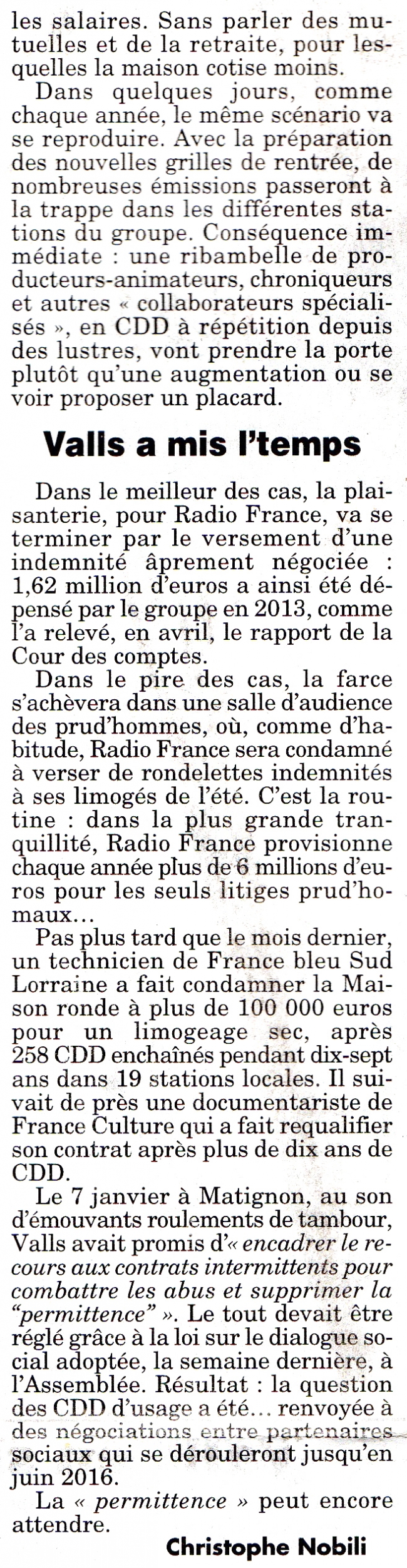 Record battu près de seize mille CDD à Radio France en 2014 2.jpg