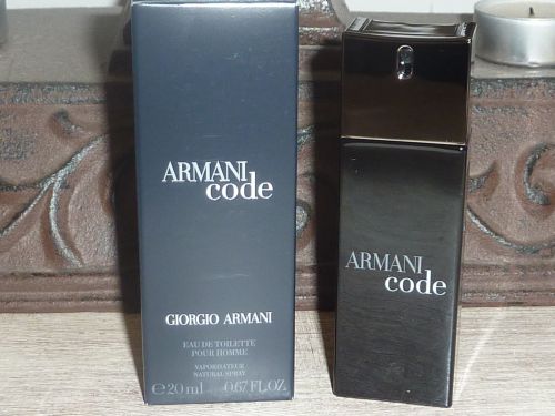 Miniature de parfum ARMANI CODE 20 ML VAPO avec boite