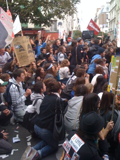 Manifestation à Paris des élèves (16/10/10) (3)