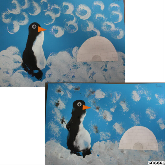 le pingouin et son igloo