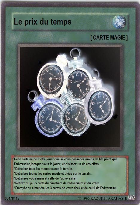 Tu veux une montre ?