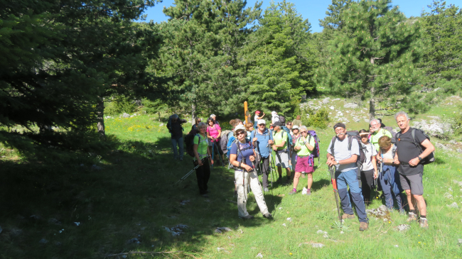 Le groupe 2 avec Fabienne