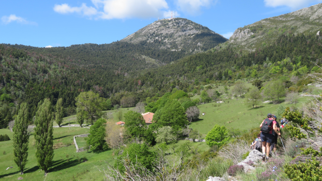 Vers la montagne de Lachens