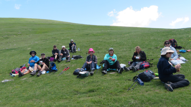 Pause repas pour le groupe 3