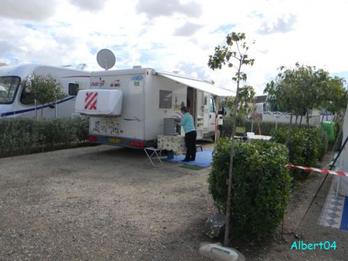 23 janvier Camping IMOURANE Notre emplacement (1)