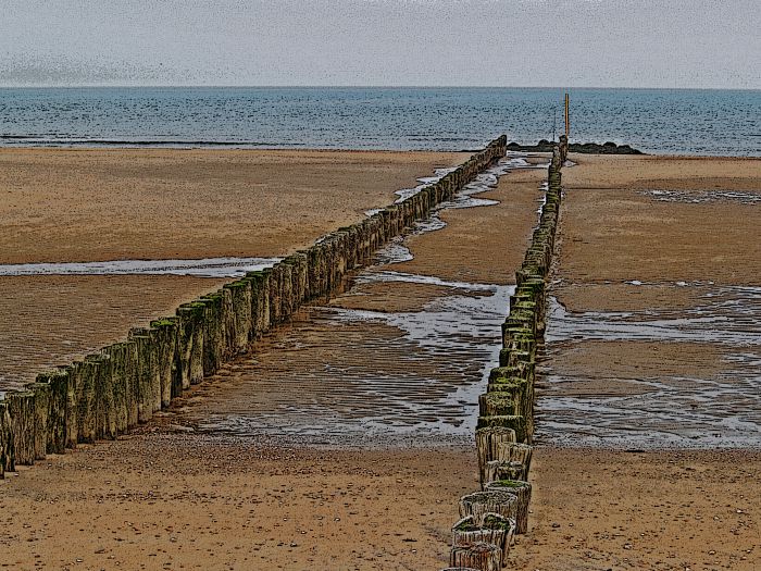 Domburg : La plage