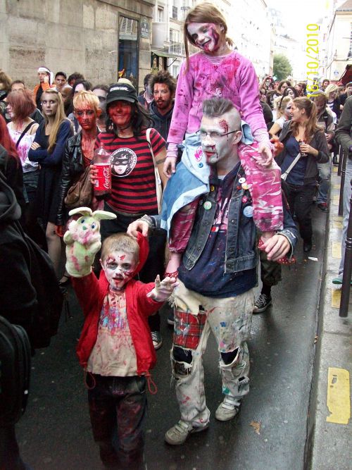Le zombie walk est un évènement pour toute la famille