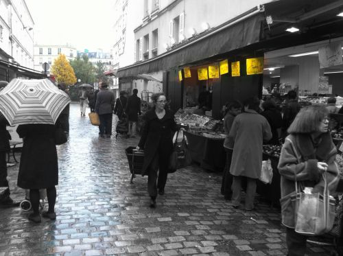 Mercato della rue Mouffetard 