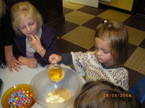 cuisine : petits gâteaux aux smarties