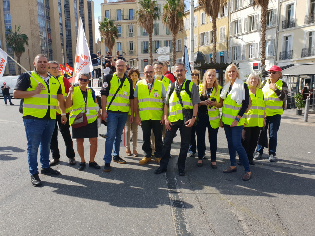 La manifestation du 9 octobre à Marseille