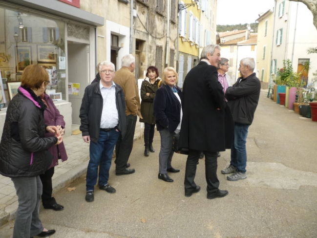 Nous étions en avance sur le rendez-vous;