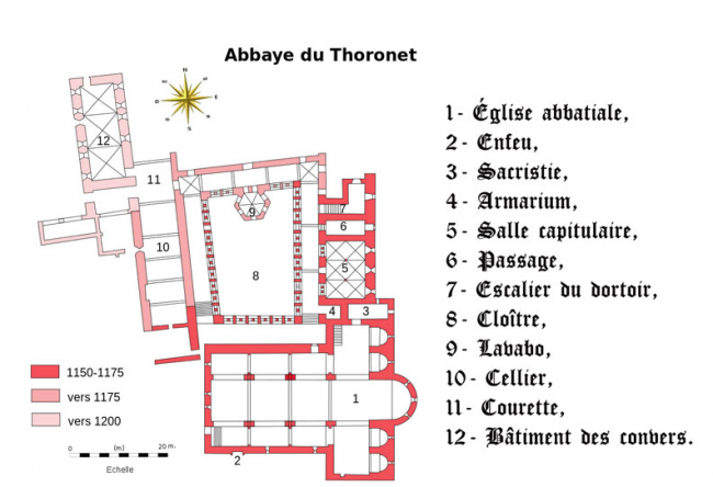 Plan de l'Abbaye