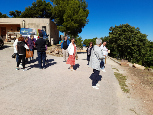 Point de rassemblement pour la visite