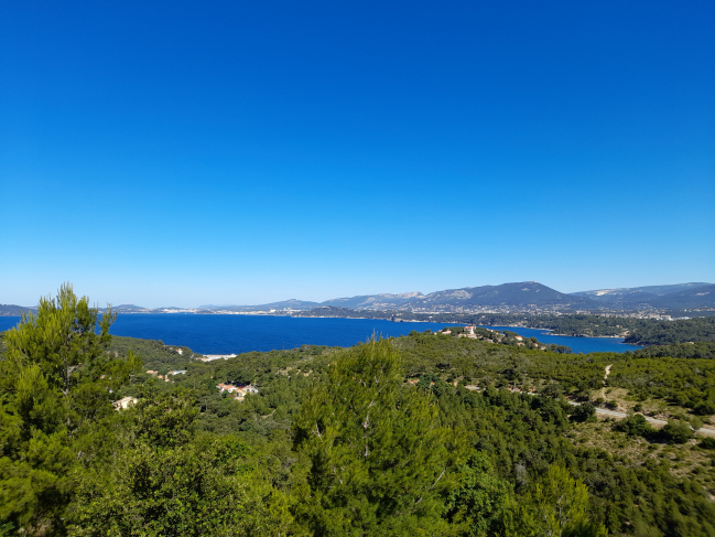 Point de vue depuis le parvis de la mine