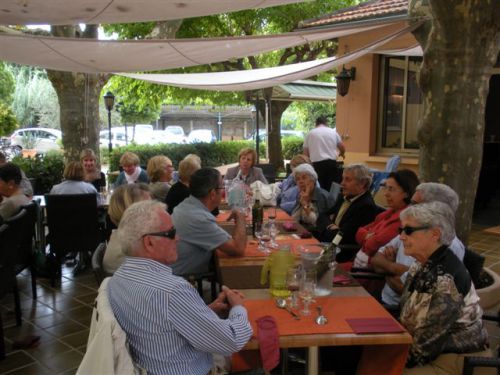 Saint Tropez  repas aule cercle Naval 