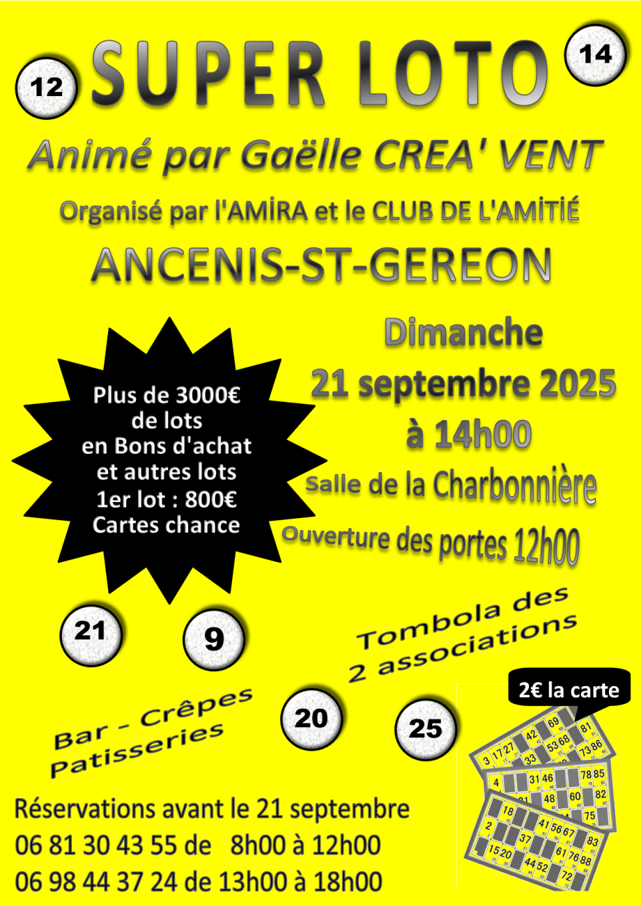 2025 Flyer loto fluo