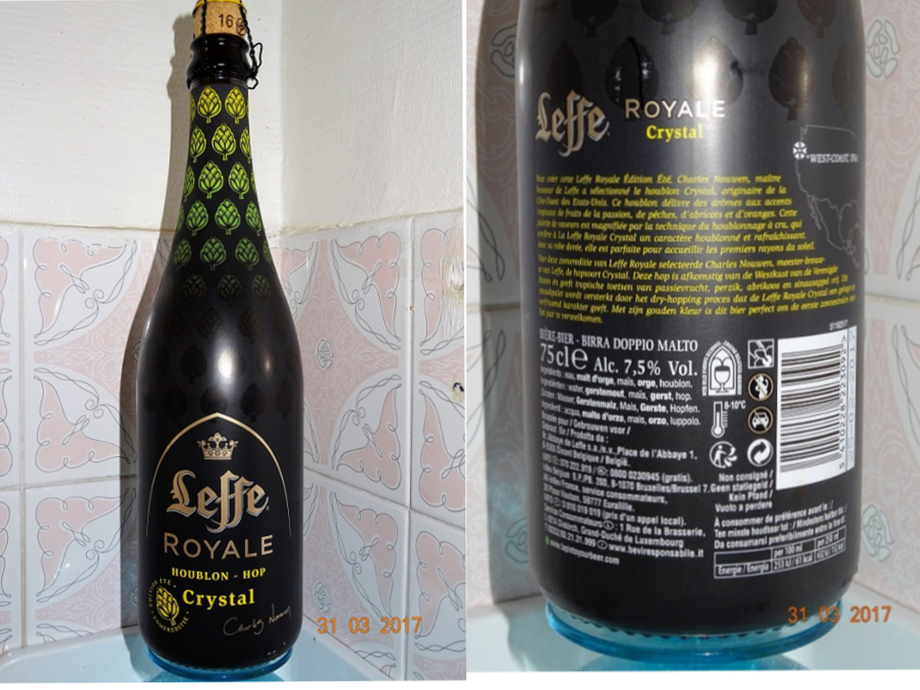 13 2016 LEFFE ROYALE HOUBLON HOP CRYSTAL 75CL C.jpg