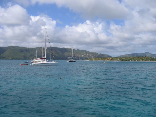 Mouillage à Ste Anne, Martinique