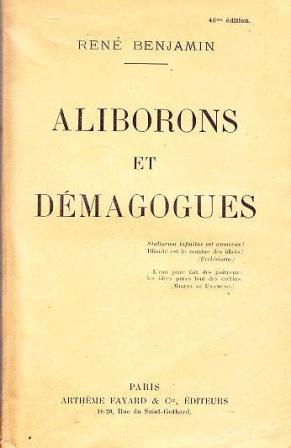 René Benjamin - Aliborons et démagogues.jpg