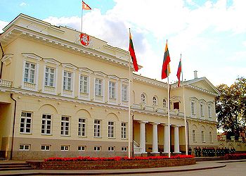 ublique de Lituanie : le palais présidentiel de Vilnius