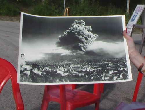Photo du Vésuve en éruption, 18 mars 1944