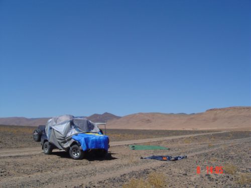 Séchage aprés tempête. Maroc