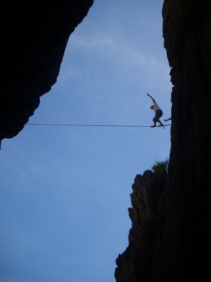 High Slack sur l'archipel de Nosy Hara (Camp Corail)