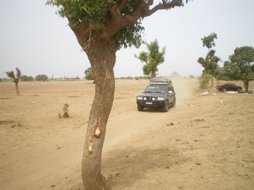 Départ du raid Palmarin -Sénégal - Photo de Frédéric Duval