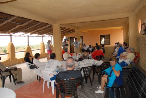 Briefing au circuit de Dakar 