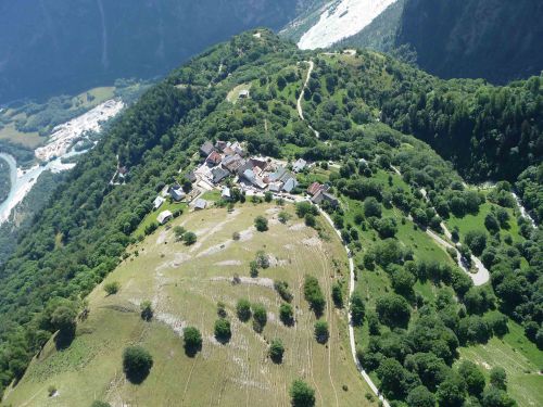 Photos Marc SOUBRE, lors d'un vol en parapente, début Août 2013