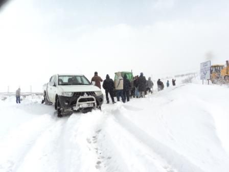 La neige de février 2012 à Draa Kébila
