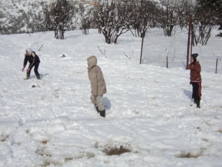 La neige de février 2012 à Draa Kébila