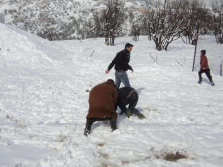 La neige de février 2012 à Draa Kébila