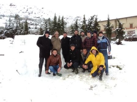 La neige de février 2012 à Draa Kébila