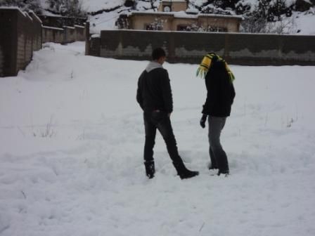 La neige de février 2012 à Draa Kébila