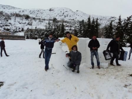 La neige de février 2012 à Draa Kébila