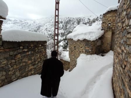 La neige de février 2012 à Draa Kébila