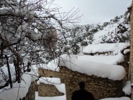 La neige de février 2012 à Draa Kébila