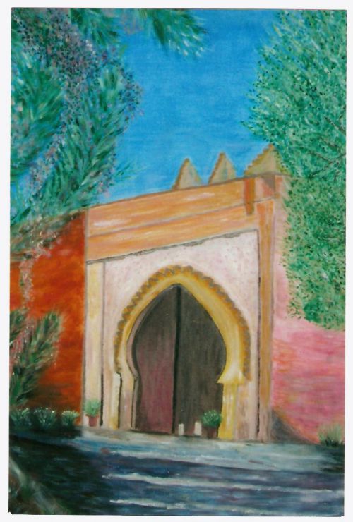 La porte de Chellah à Rabat